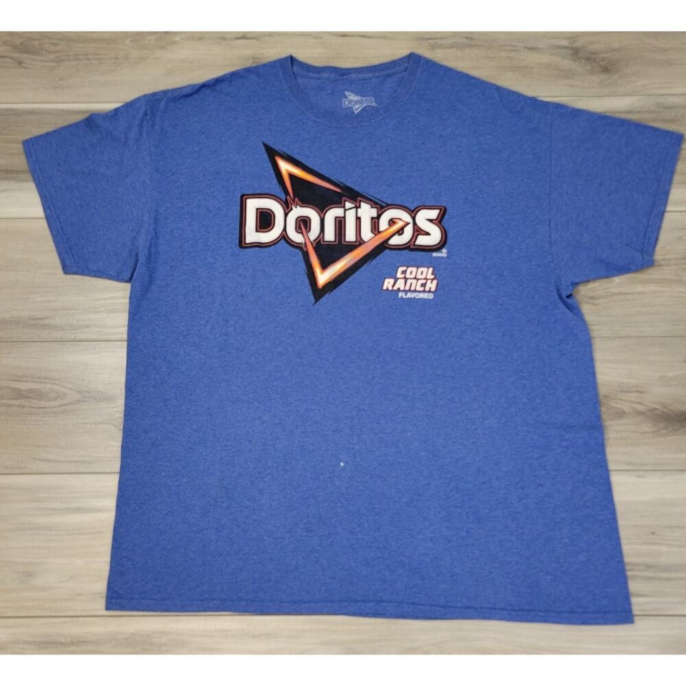 Doritos T-Shirt Men's 2X Blue Cool Ranch Short Sleeve